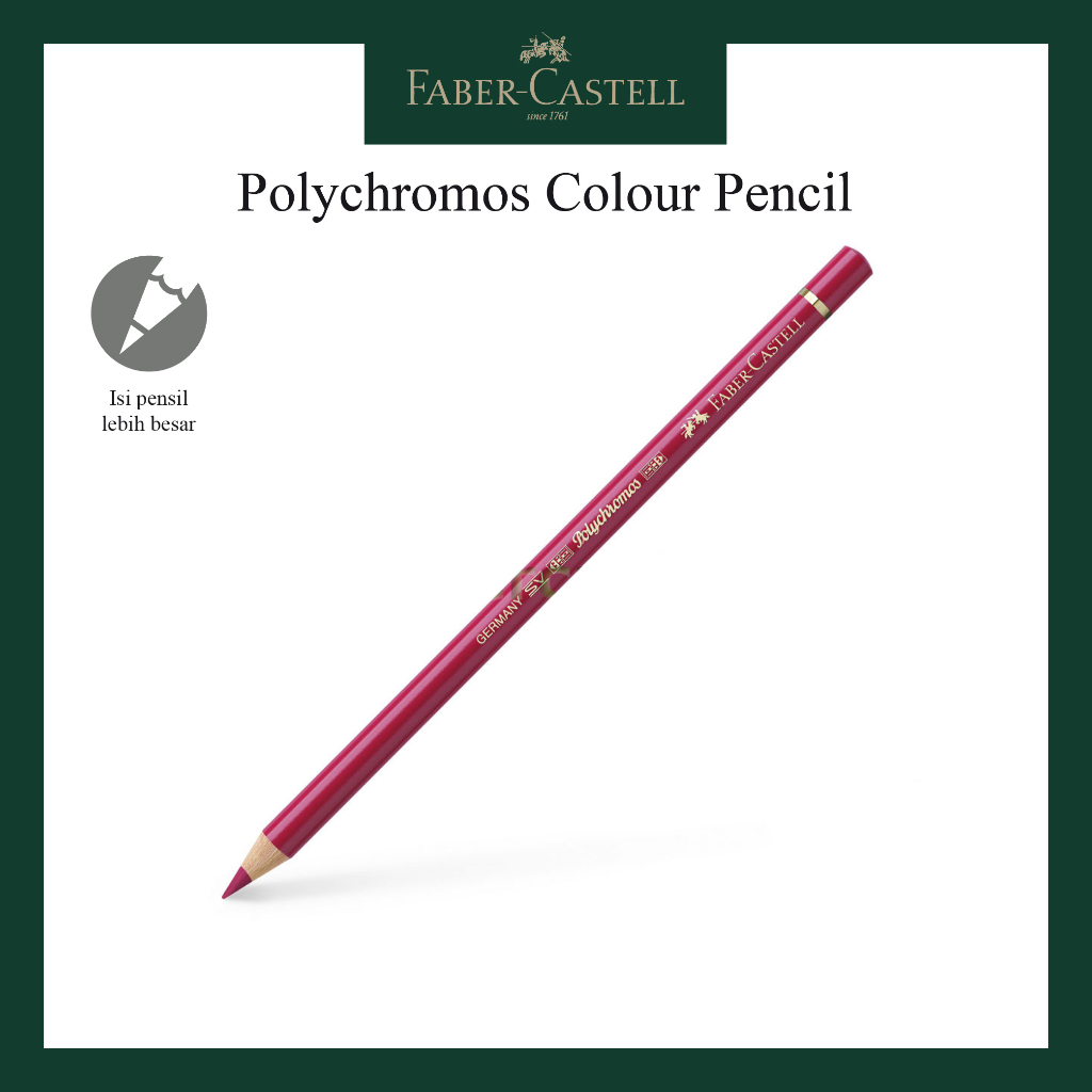 

Pensil Polychromos Faber Castell Alizarin Crimson 110226