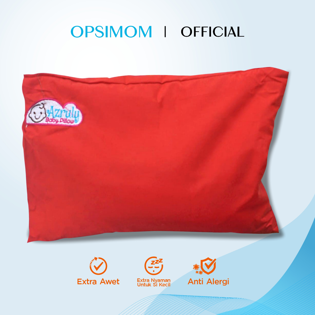 Azruly Baby Pillow + Selimut Bayi Hangat - Bantal Kesehatan Bayi Anti Peyang OPSIMOM | 2 PCS