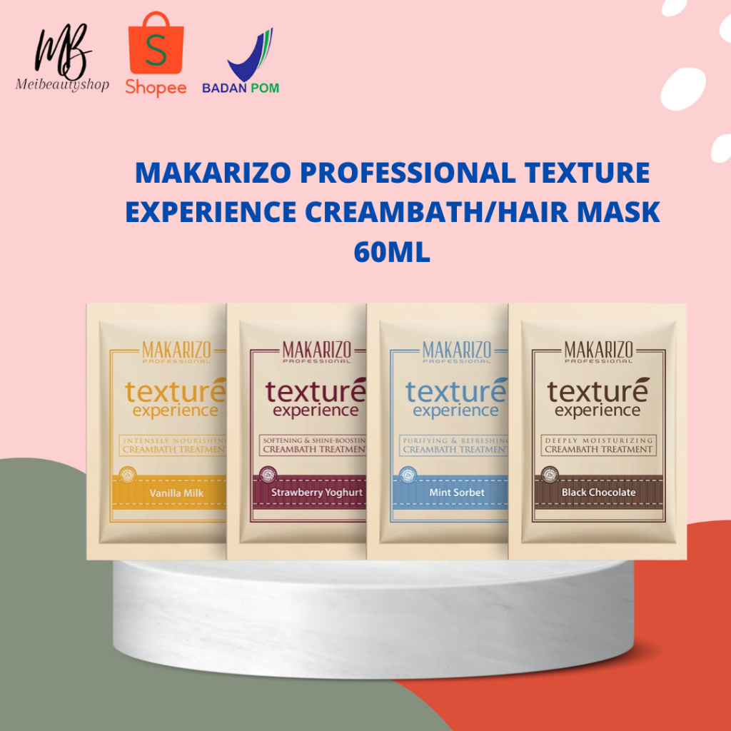 Makarizo Professional Texture Experience  Creambath Sachet 60 mL