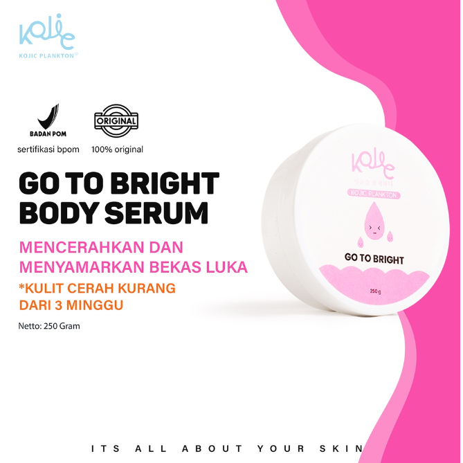 Kojic Go To Bright Body Serum / Body Serum Go to Bright by Kojic Plankton Body Lotion / Body Lotion 
