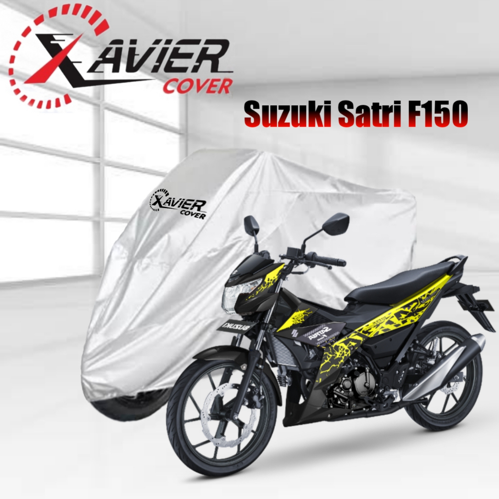 Cover / Sarung Motor Suzuki Satria F150 Cover SILVER Waterproof