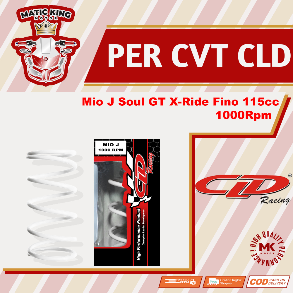 Per CVT Yamaha Mio J Fino Soul GT X-Ride 115 Fi 54P CLD Racing 1000 RPM