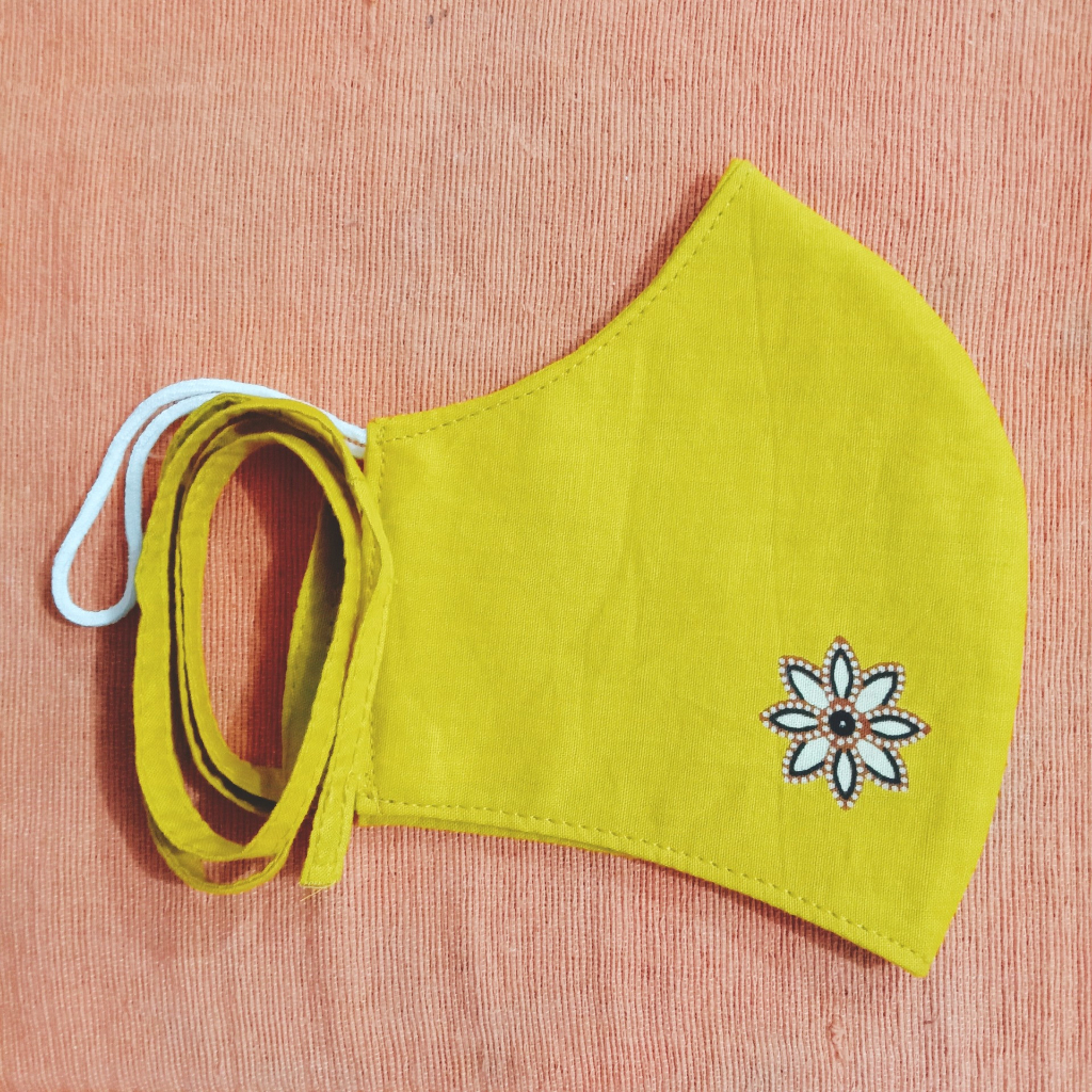 Masker Bahan Kain Viselin Motif Batik Pria Dewasa Homemade