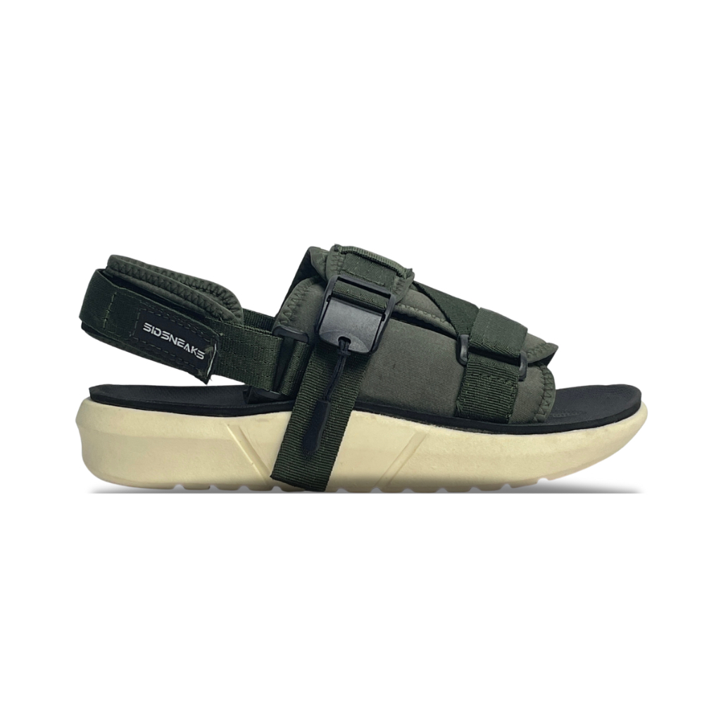 SIDSNEAKS - Vegas Olive - Sandal Gunung Pria Wanita Sandal Traveling Pria