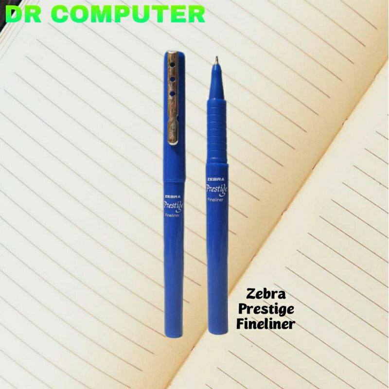 

Zebra prestige fineliner blue pen