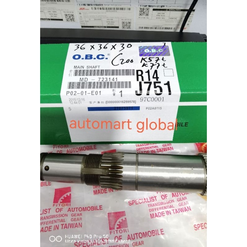 main shaft L200 Strada k57t k77t md-723141