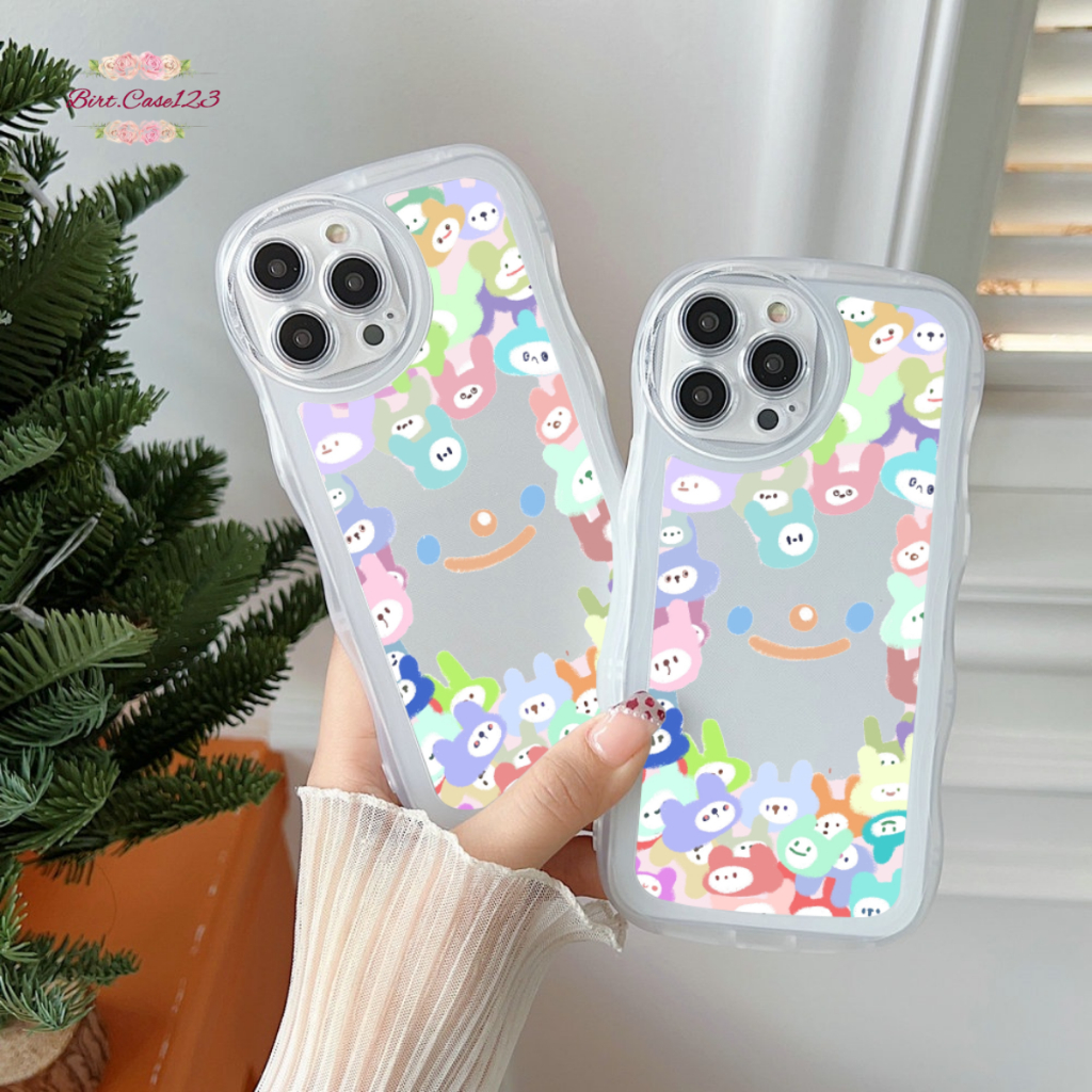 CUSTOM SOFTCASE WAVE GELOMBANG CLEAR CUSTOM KIMBOL FOR REALME 5 5I C3 9 9I 10 C11 C12 C25 C15 C20 C21 C21Y C25Y C30 C31 C33 C35 NARZO 50I 50A PRIME BC7498