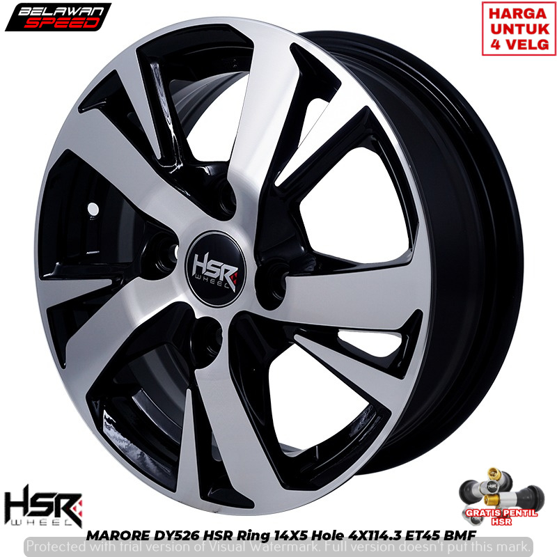 VELG MOBIL RACING PELEK VELEK MODIFIKASI RING 14 PCD 4X114,3 UNTUK AVANZA XENIA CARRY GALANT