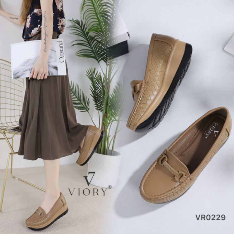 VIORY Sepatu Wedges Wanita Shoes #VR0229 ORIGINAL