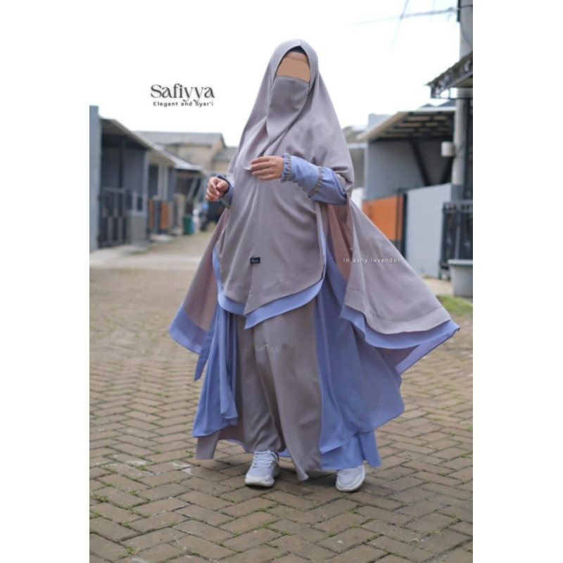 Gamis safiyya albani corner warna baru