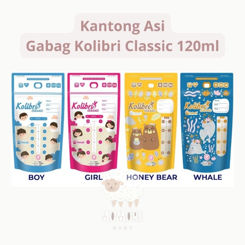 Gabag Kantong Asi Kolibri Classic 120ml Kantung Asi