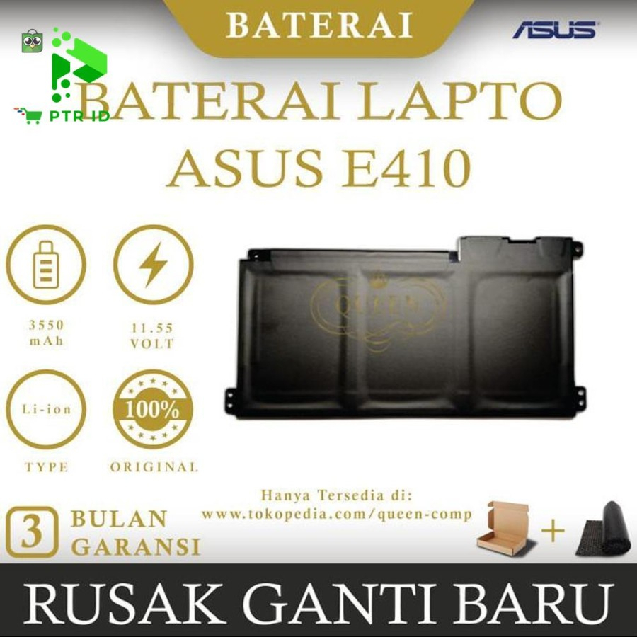 Baterai Asus VivoBook 14 E410 E140M E410MA E410KA B31N1912 C31N1912