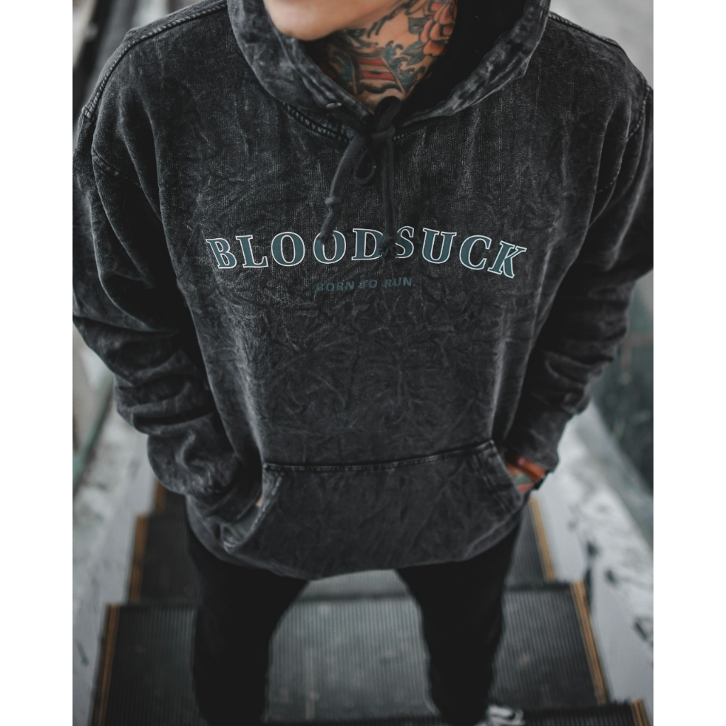 Jaket hoodie washing bloodsuck original distro bandung / Sweater hoodie distro unisex / jaket hoodie premium