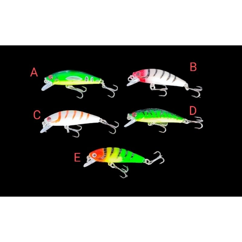 umpan pancing minnow ul / umpan buatan / umpan replika