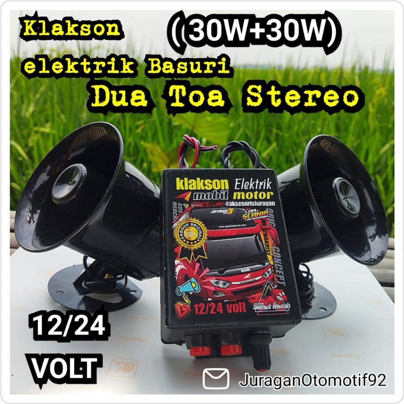 KLAKSON BASURI VERSI TOA UNIVERSAL 12/24 VOLT