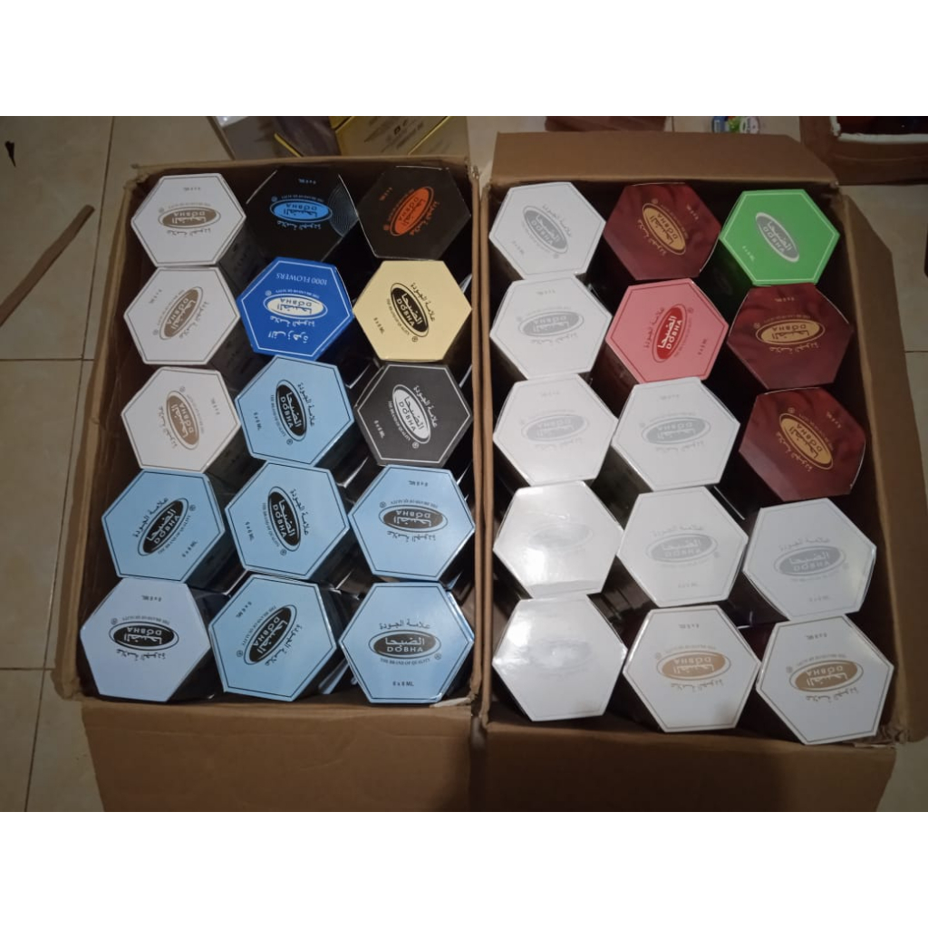 Grosir Parfum Dobha Perkarton/Isi 45 Box/22,5 Lusin
