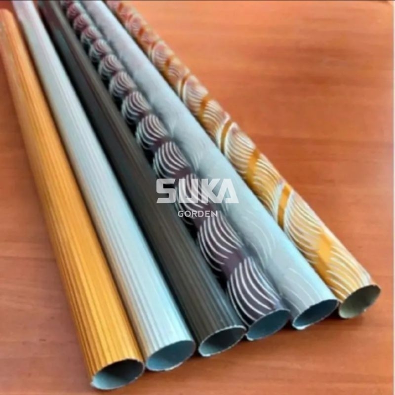 Batang Gorden Besi Gorden Rollet Gorden Tiang Gorden Tanpa Alat