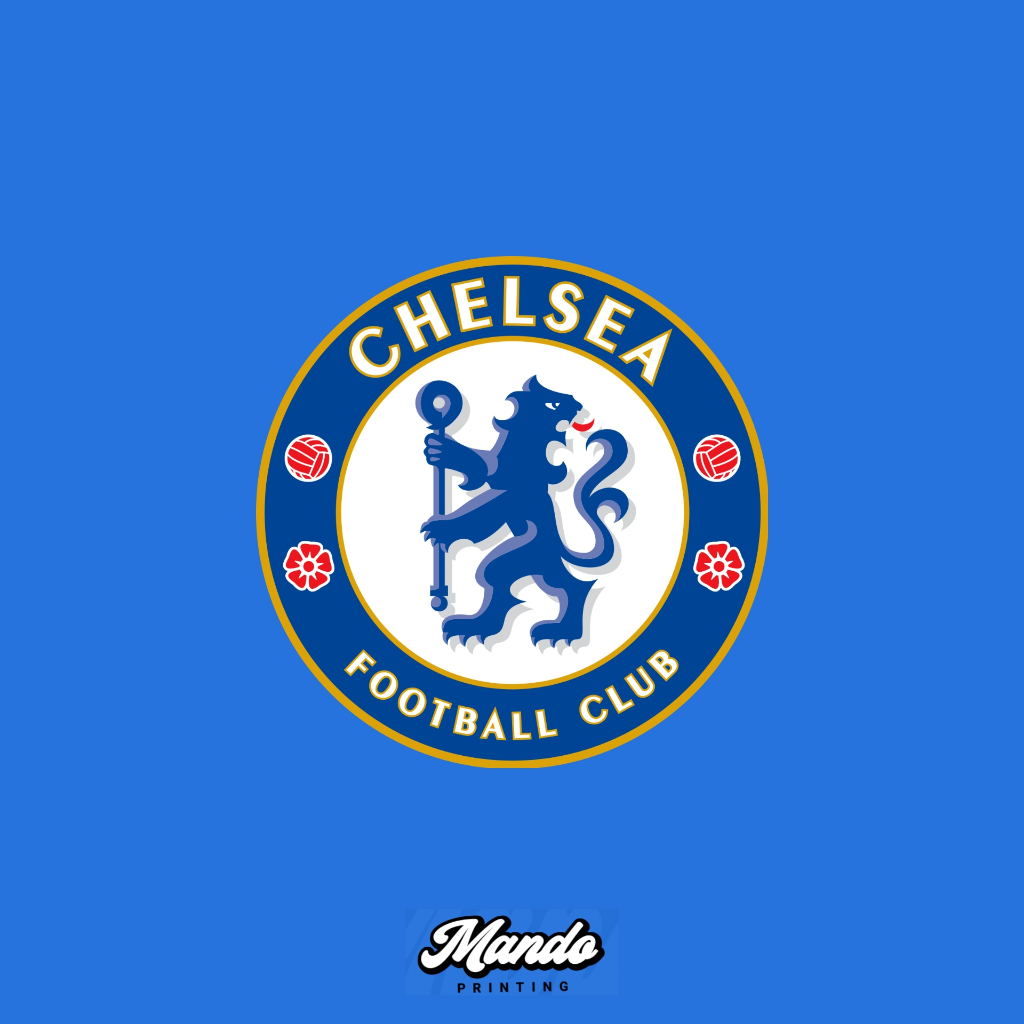 

1 pcs Stiker Logo CHELSEA | Sticker Club Bola | Stiker Bola