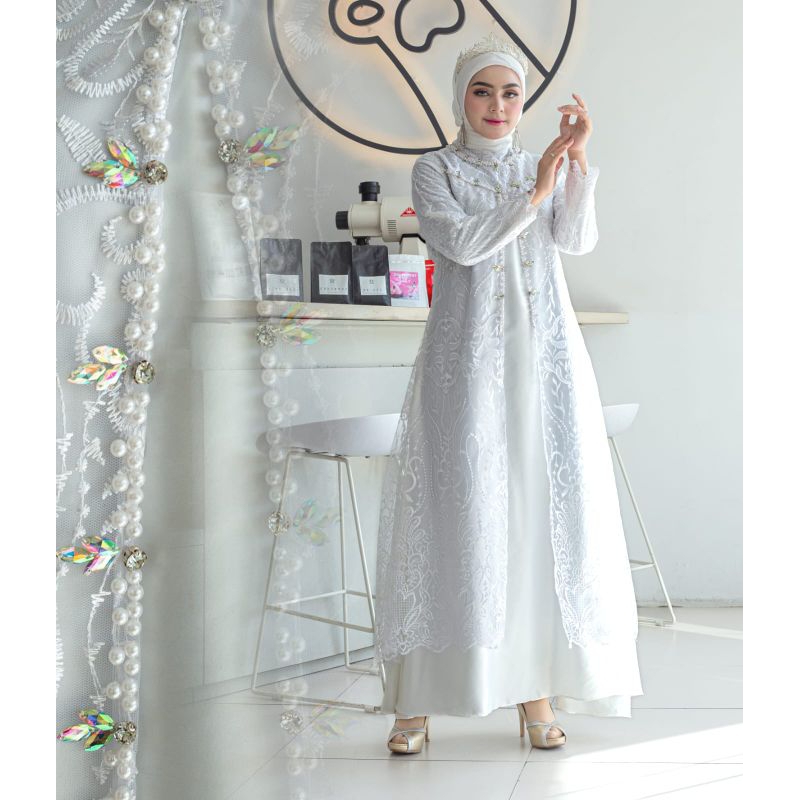 GAMIS REGINA FULL FURING SATIN VELVET//BAHAN TILLE NON GLITER HIASAN FULL PAYET BORDIR//SERAGAMAN KELUARAGA//BAJU PESTA LAMARAN//KEBAYA WISUDA//BAJU LEBARAN//BAJU KONDANGAN//KEBAYA ORIGINAL//KEBAYA MODERN//BY DIPA COLLECTION