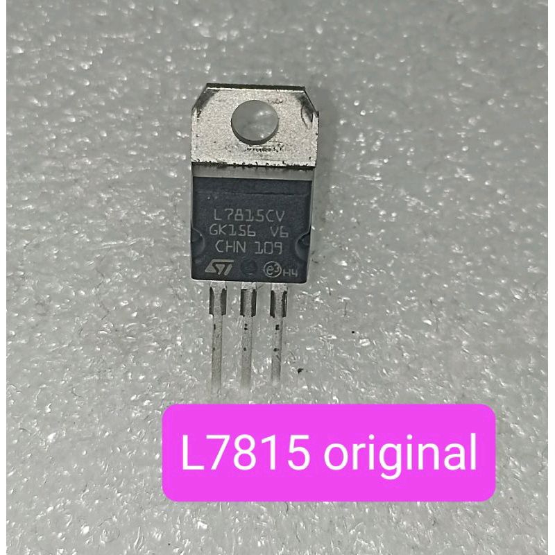 TRANSISTOR L7815 ORIGINAL L7815 ASLI L7815CV IC REGULATOR L7815 L 7815 CV TR L7815 MOSFET L7815 LM78