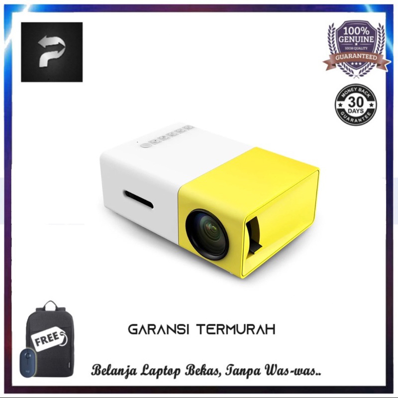 Projektor Mini Portable YG-300 / Proyektor mini LED / Home Teater