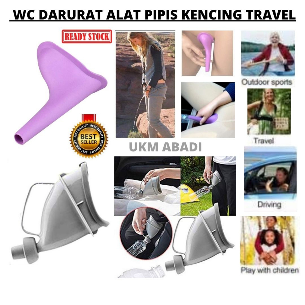 Toilet Emergency WC Darurat Tempat Kencing  Pipis Urinal Travel Portabel