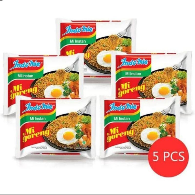 

Indomie goreng paket isi 5