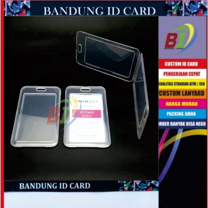 

Frame case box transparan/casing box id card bening transparan