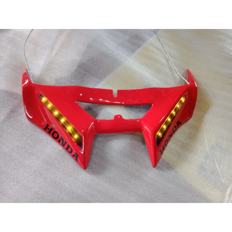 Winglet honda Beat 2015 - 2019 Plus lampu LED
