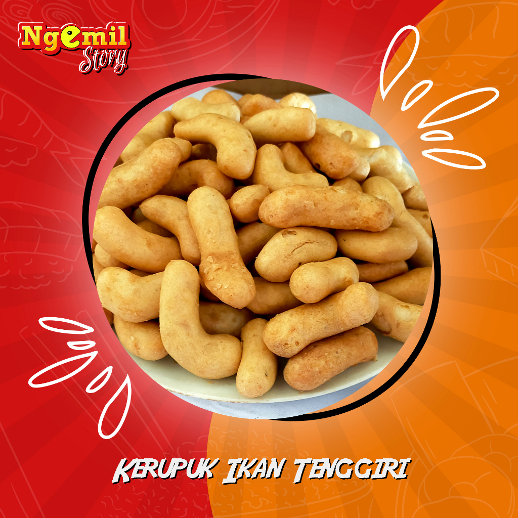 

Kerupuk Ikan Tenggiri 200gr - Snack Cemilan Murah - Ngemil Stroy