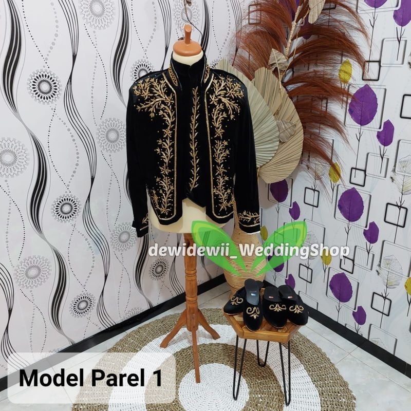 Beskap Pengantin / Beskap Bludru Payet - Model Parel 1