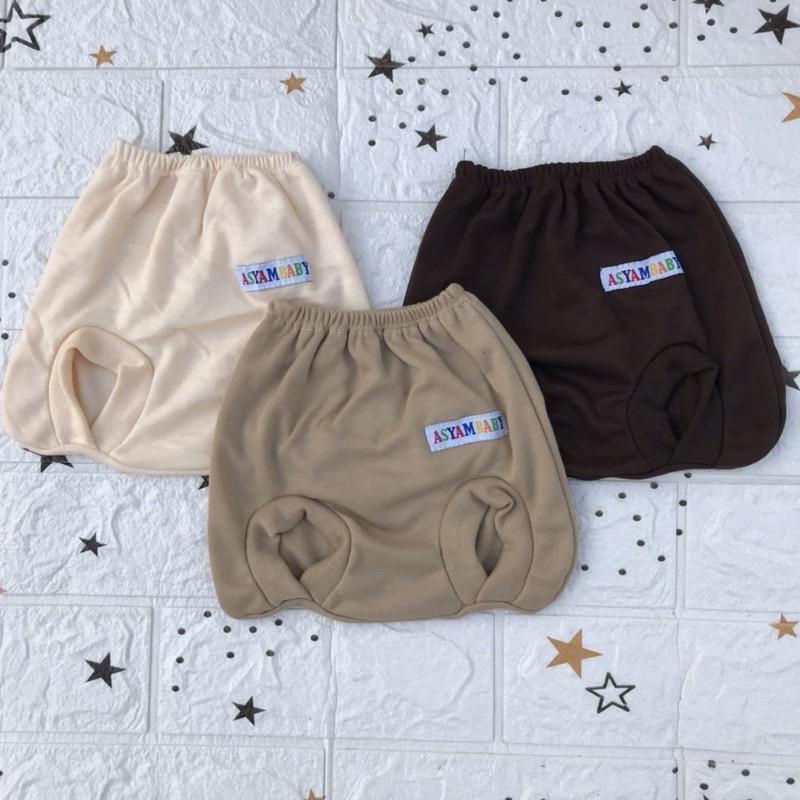 3 PCS Celana Pendek Celana Pop Celana Bayi Bawahan Bayi Celana newborn Hadiah Lahiran Bayi ASYAM BABY