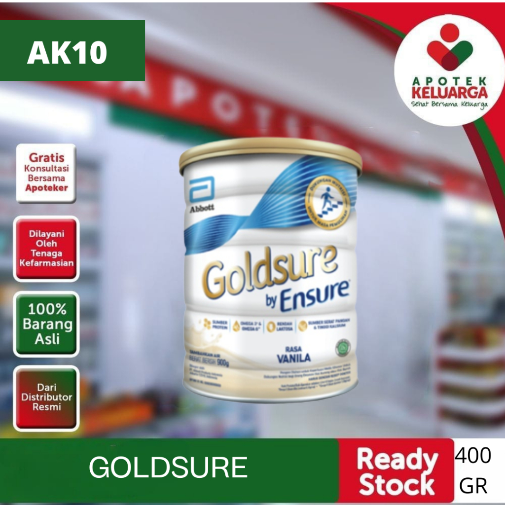 

GOLDSURE BY ENSURE VANILA 400 GR MURAH DIPADANG #PADANG