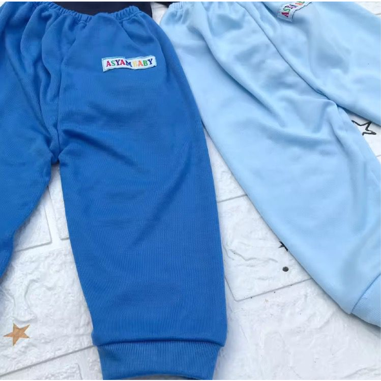 3 PCS Celana Panjang Celana Bayi Bawahan Bayi Celana newborn Hadiah Lahiran Bayi ASYAM BABY