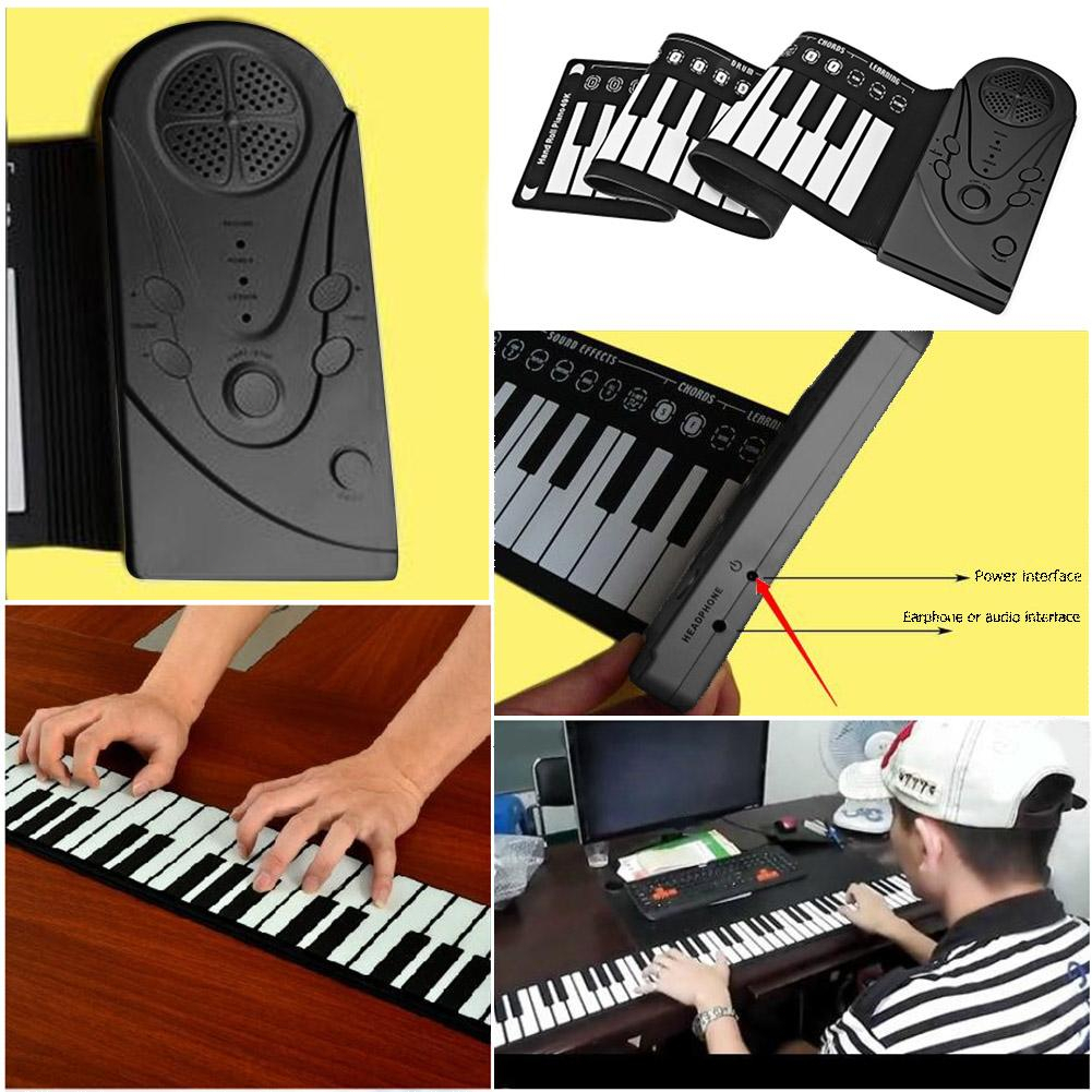 Lipat Keyboard Piano/Alat Musik Berlatih Untuk Pemula Piano Lipat/Piano Lipat Listrik