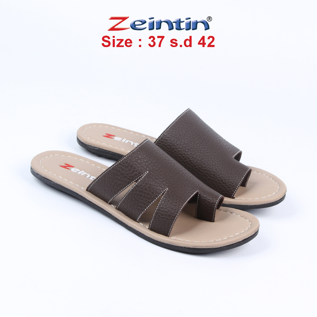 Zeintin - Sandal Wanita Sendal Wanita kulit Sintetis Papirut Jepit Jempol Sandal  Kasual Murah Zeintin KK