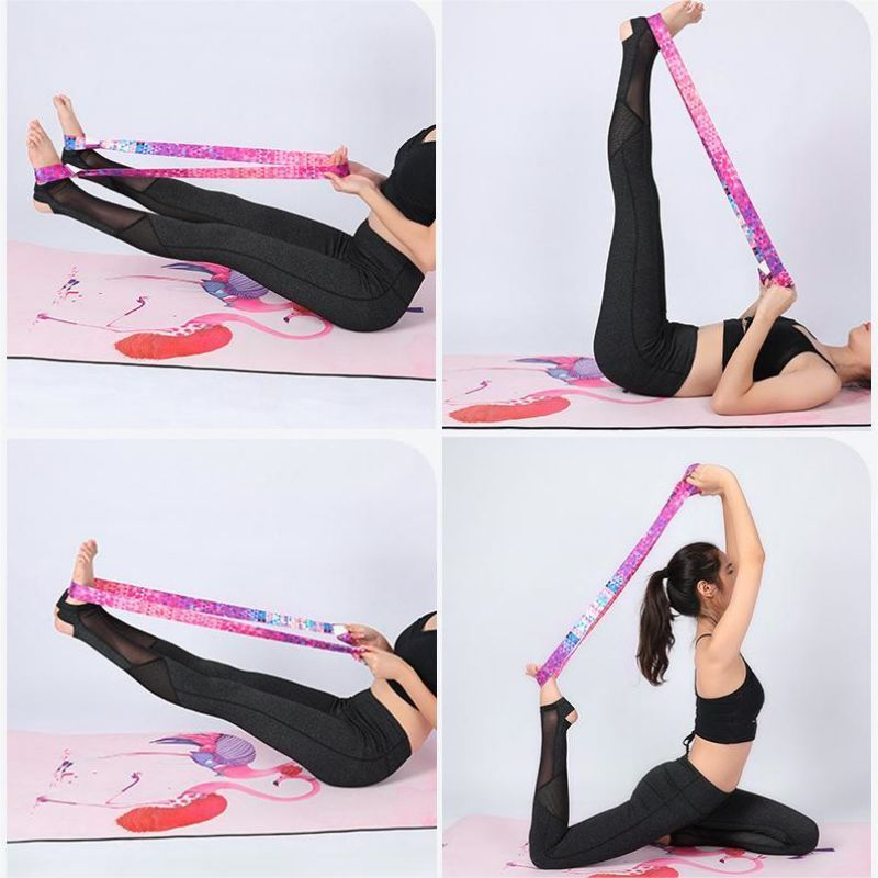 Yoga Mat Strap Adjustable Tali Matras Macrame Yoga Strap Tas Yoga Untuk Membawa Matras Yoga