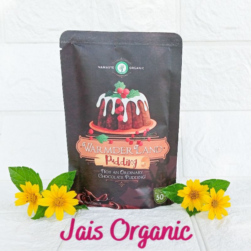 Namaste Organic - Warmderland Chocolate Pudding 50 GR / Agar-agar Coklat Alami Natural