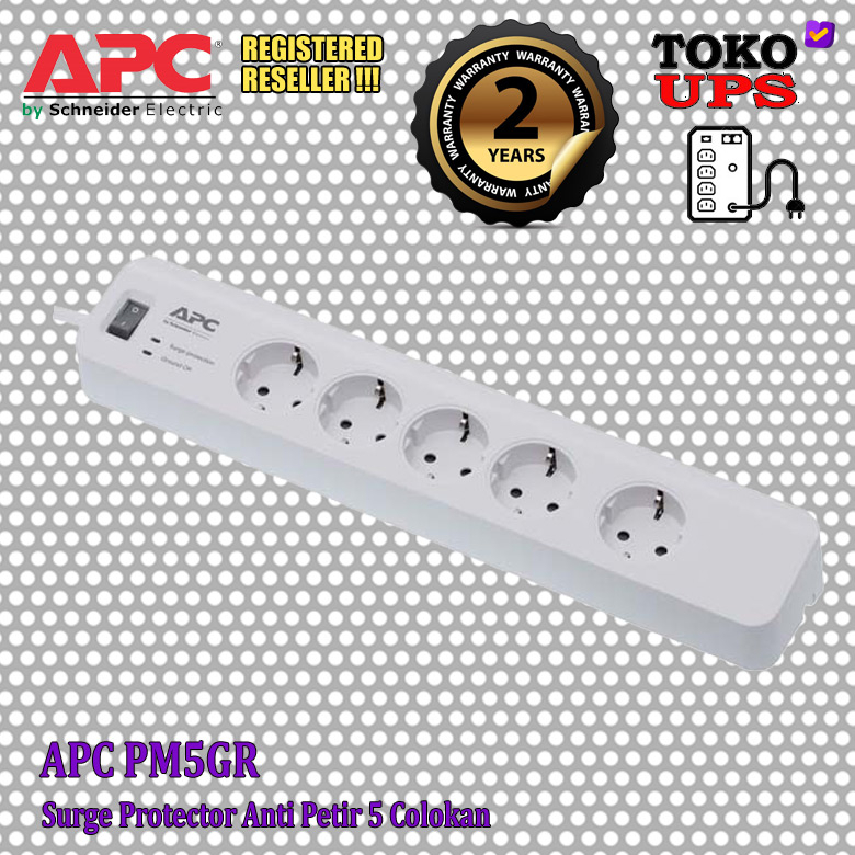 APC PM5GR Surge Protector PM5-GR colokan anti petir