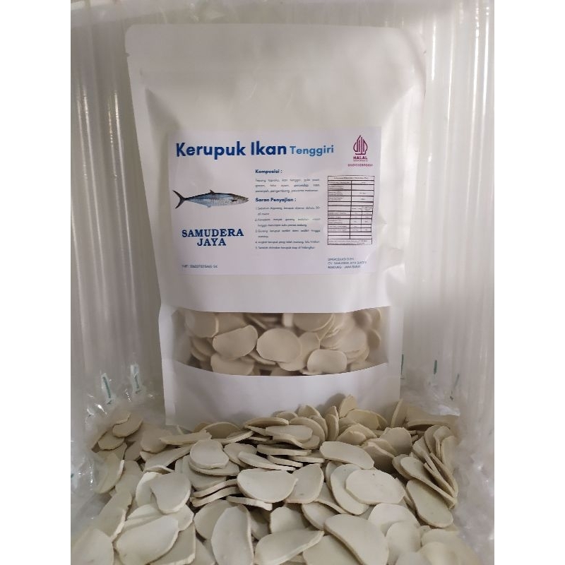 

Kerupuk Ikan Tenggiri,kerupuk mentah ( TENGGIRI 500 gr )