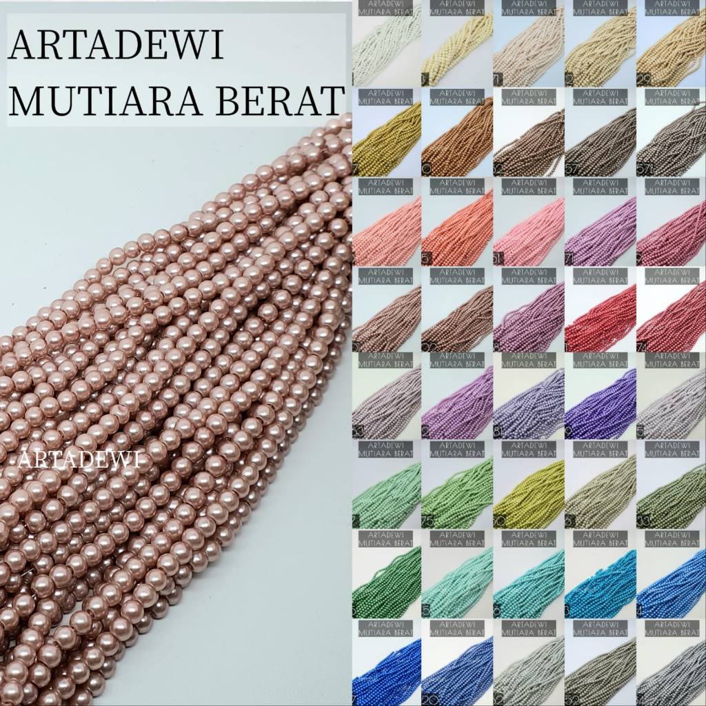 MB2405 | Mutiara Sintetis 5mm / Mutiara Berat 5 mm