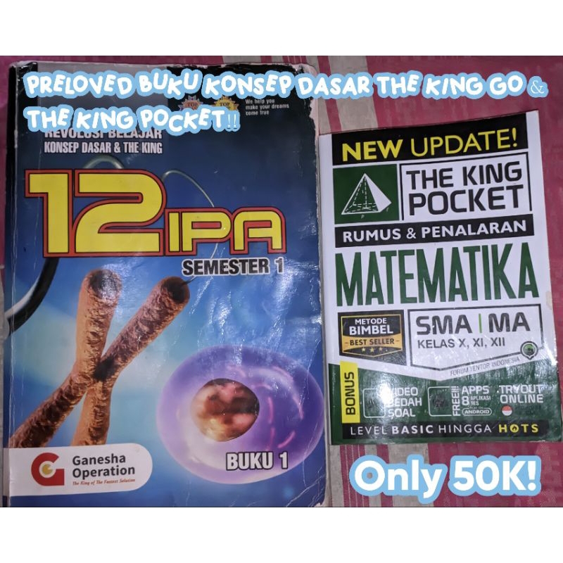 [Preloved] PAKET BUKU KONSEP DASAR THE KING GO & THE KING POCKET