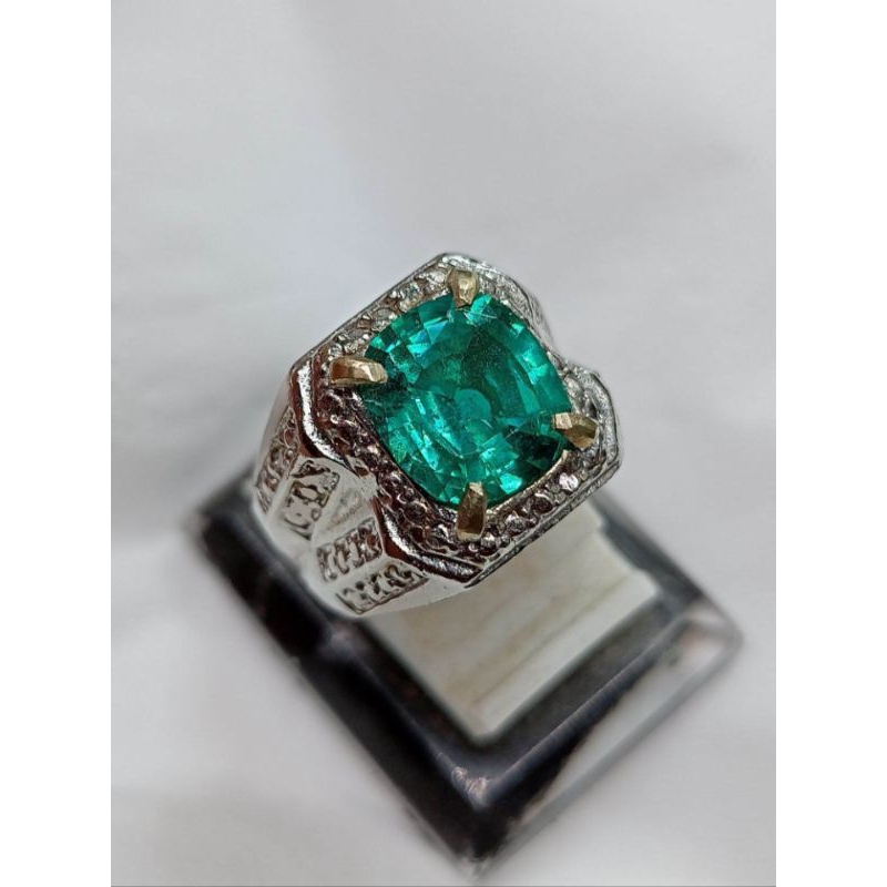 natural zamrud Rusia cutting top luster