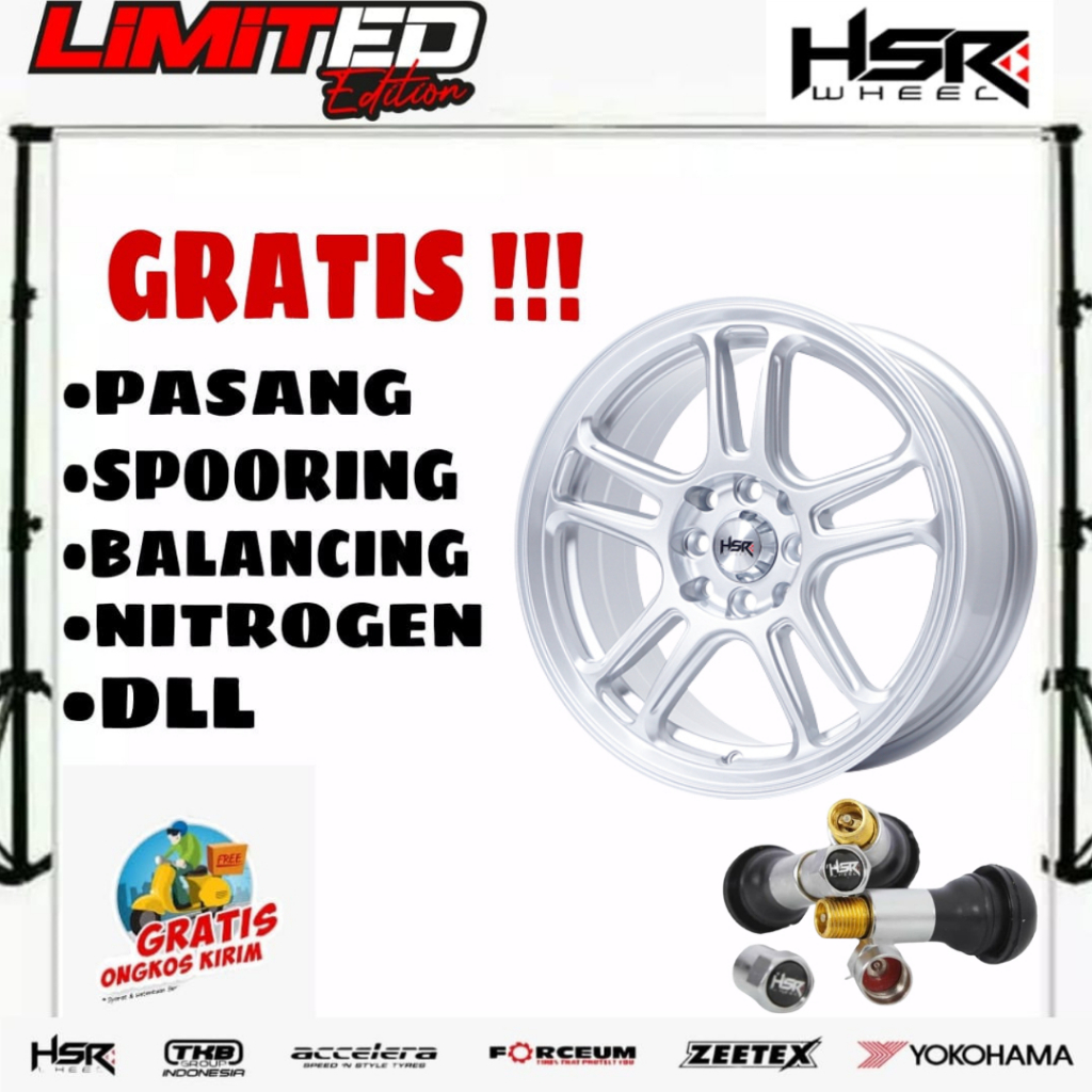 VELG MOBIL DATSUN BRIO LGX PELEK MOBIL PALANG 5 VELEG RING 16 VELG MOBIL TYPE NX SPO R16 LEBAR 7