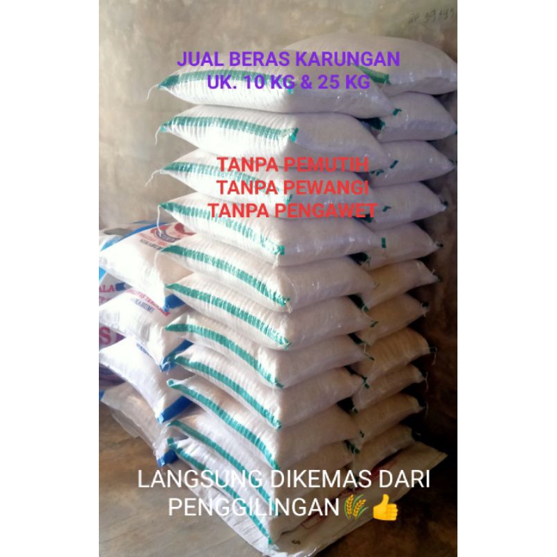 

Beras Uk. 25 kilo / karung Beras pulen