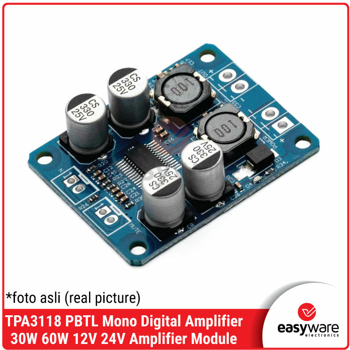 TPA3118 PBTL Mono Digital Amplifier Board