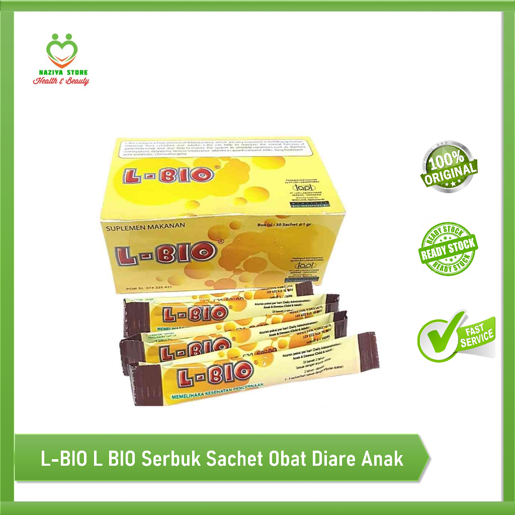 L-BIO L BIO Serbuk Sachet Obat Diare Anak/Mencret/Saluran Pencernaan