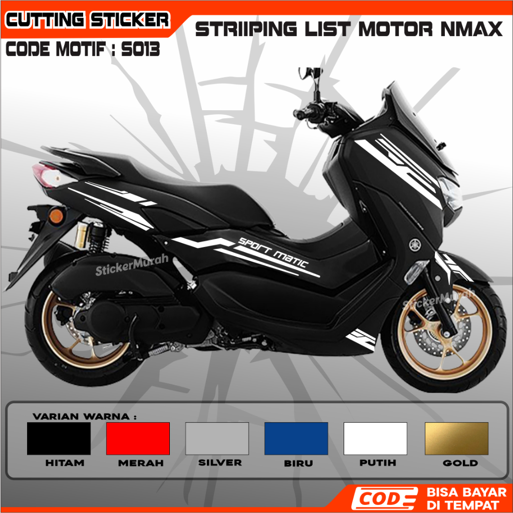 STICKER NMAX NEW DAN OLD STICKER LIST MOTOR YAMAHA NMAX