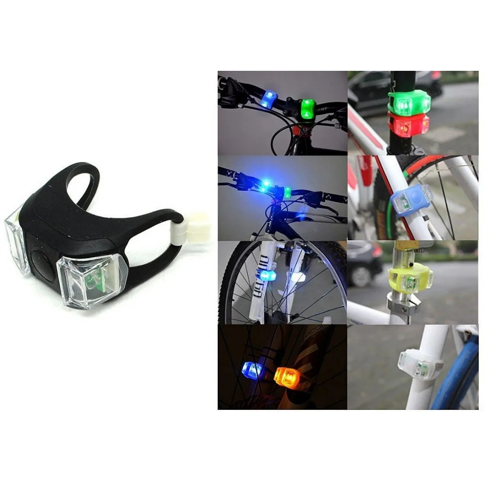 Lampu Sepeda LED Strobo Depan / Belakang