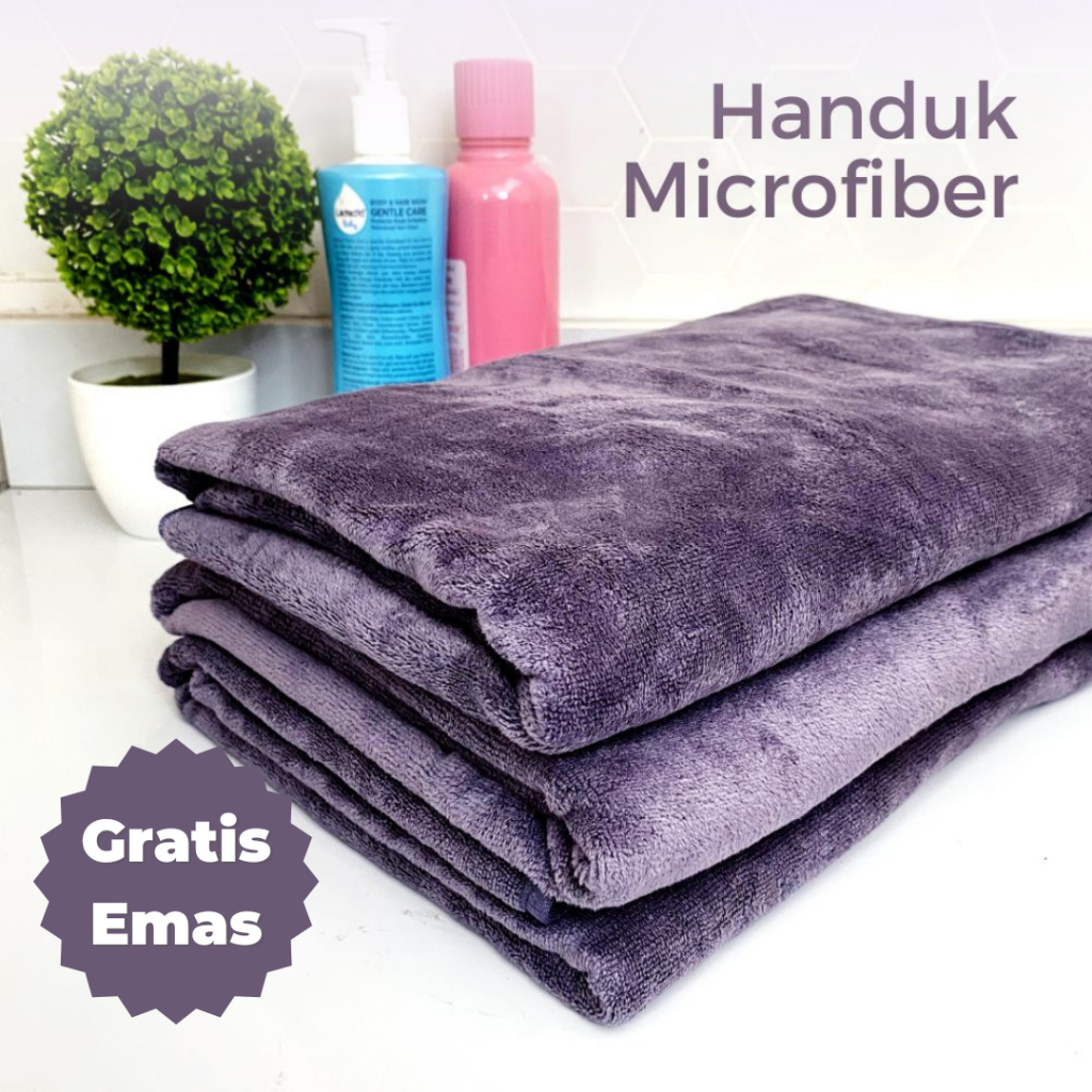 ZOWI Handuk Mandi Microfiber Preemium Daya Serap Tinggi